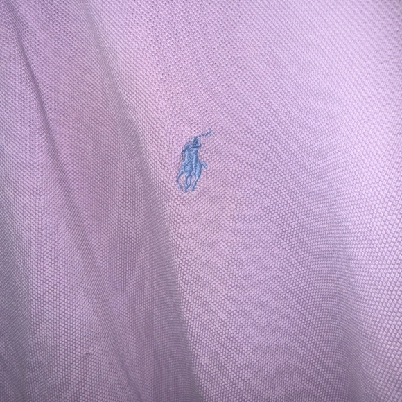 Vintage Y2K Polo Ralph Lauren Purple/Pink Polo Shirt Rare Preppy - Picture 3 of 5